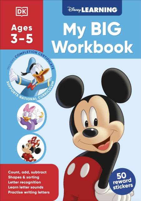 Disney Learning Big Workbook Ages 3-5