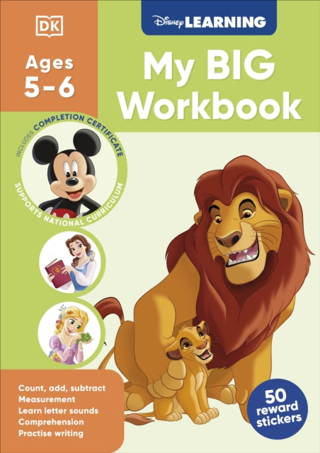 Disney Learning Big Workbook Ages 5-6 (Year 1)
